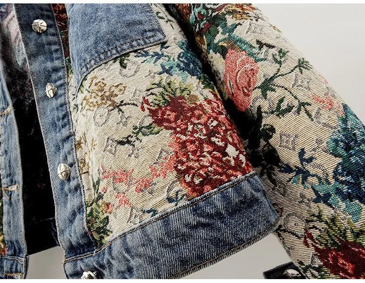 Jacheta Denim Bloom