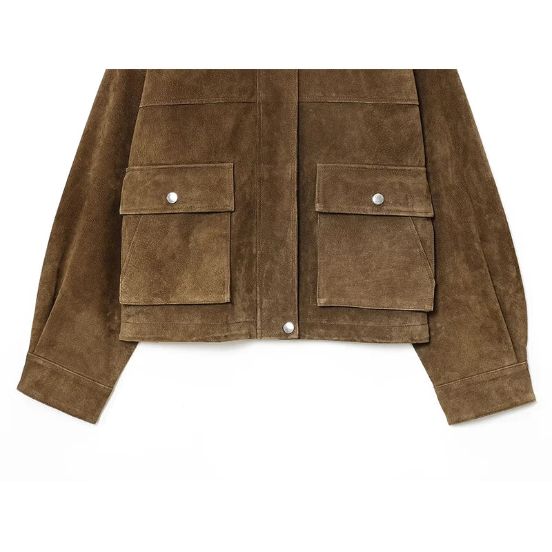 Leather Bomber Jacket
