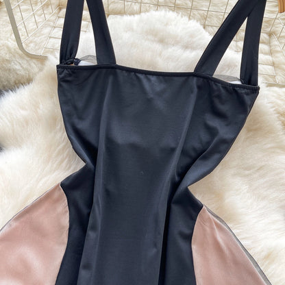 Chic vintage Spliced velour