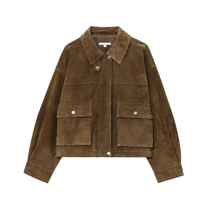 Leather Bomber Jacket
