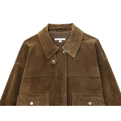 Leather Bomber Jacket